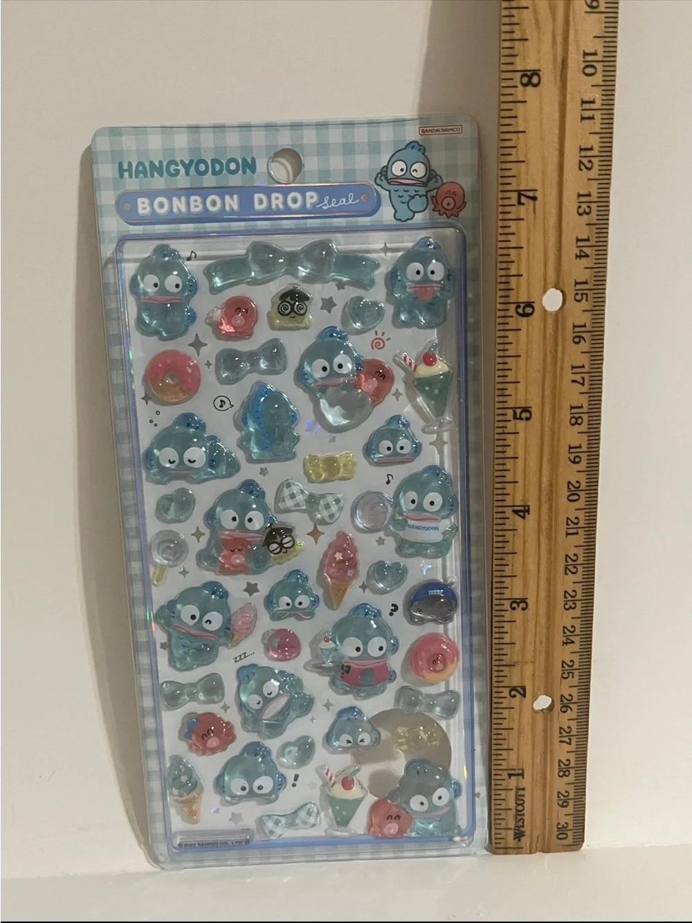 Sanrio Characters Bonbon Drop Hangyodon Bubble Sticker Sheet